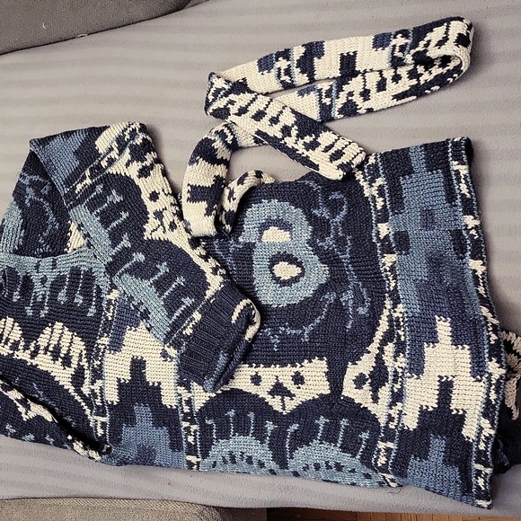 New Ralph Lauren Women's Silk-Linen Shawl Collar Cardigan - Picture 6 of 10